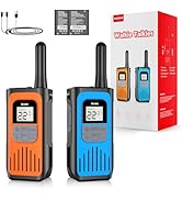 Walkie Talkies for Adults, Rechargeable Walkie Talkies Long Range 22 Channel Two-Way Radios with ...
