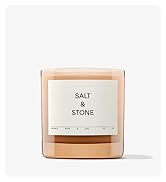 Salt &amp;amp; Stone Candle with a clean, calming scent.