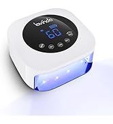Lavinda UV LED Nail Lamp, Cordless Nail Lamp 54W Rechargeable Nail Dryer Gel Polish Light with La...