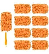 KEEPOW 8 Pack Reusable Duster Refill Compatible with Swiffer Hand Duster - 360 Heavy Duty Dusters...