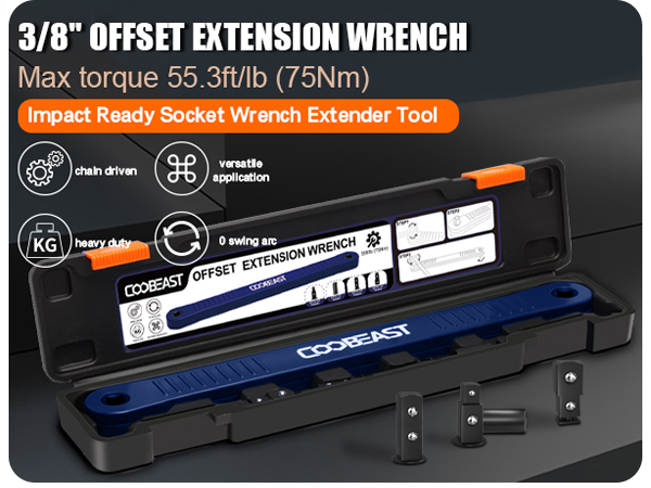offset extension wrench