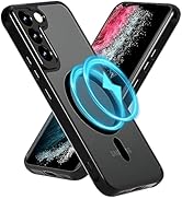 Theyakmer Magnetic Case for Samsung Galaxy S22 - [Compatible with MagSafe] [Military Grade Drop T...