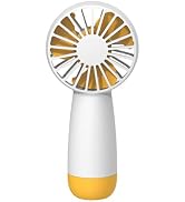 KIEROFIRT Mini Handheld Fan Long Life Rechargeable Small Personal Portable Fan Speed Adjustable D...