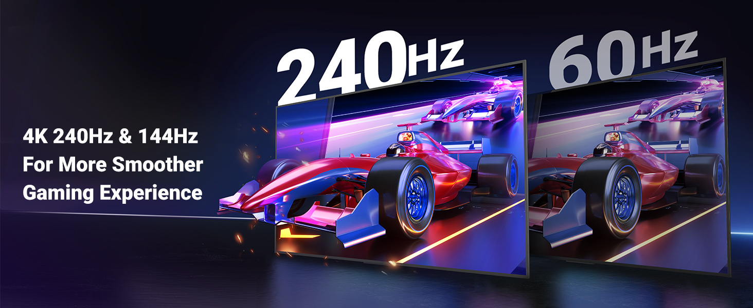 Higher Refresh Rate 4K@240Hz