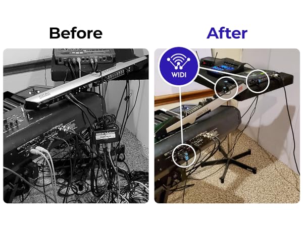 Wireless MIDI with WIDI
