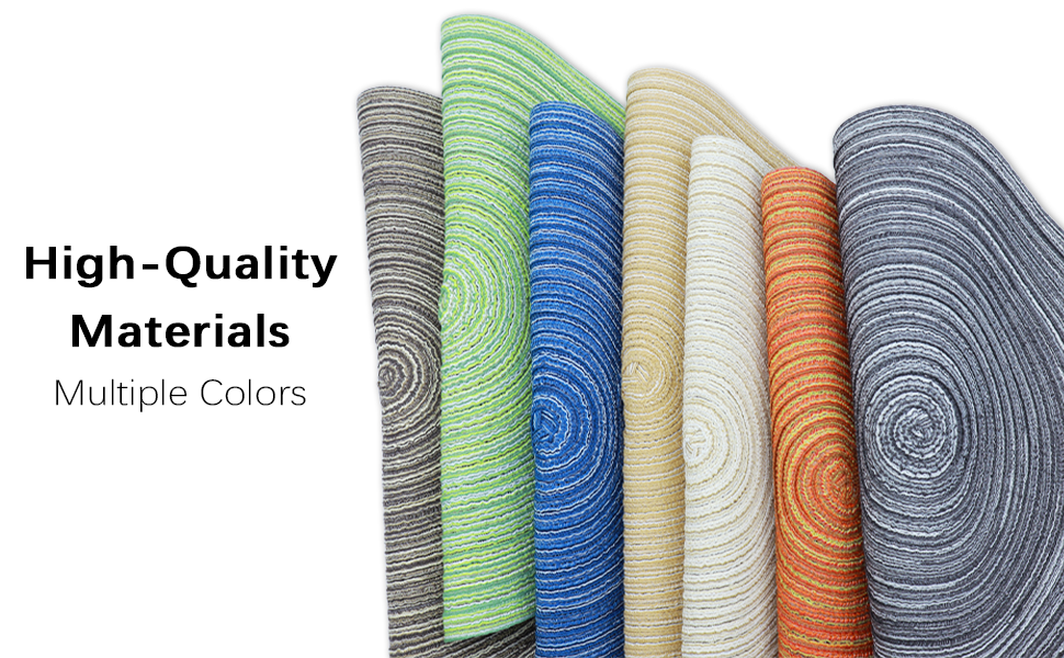 Round Braided Placemats Set of 6