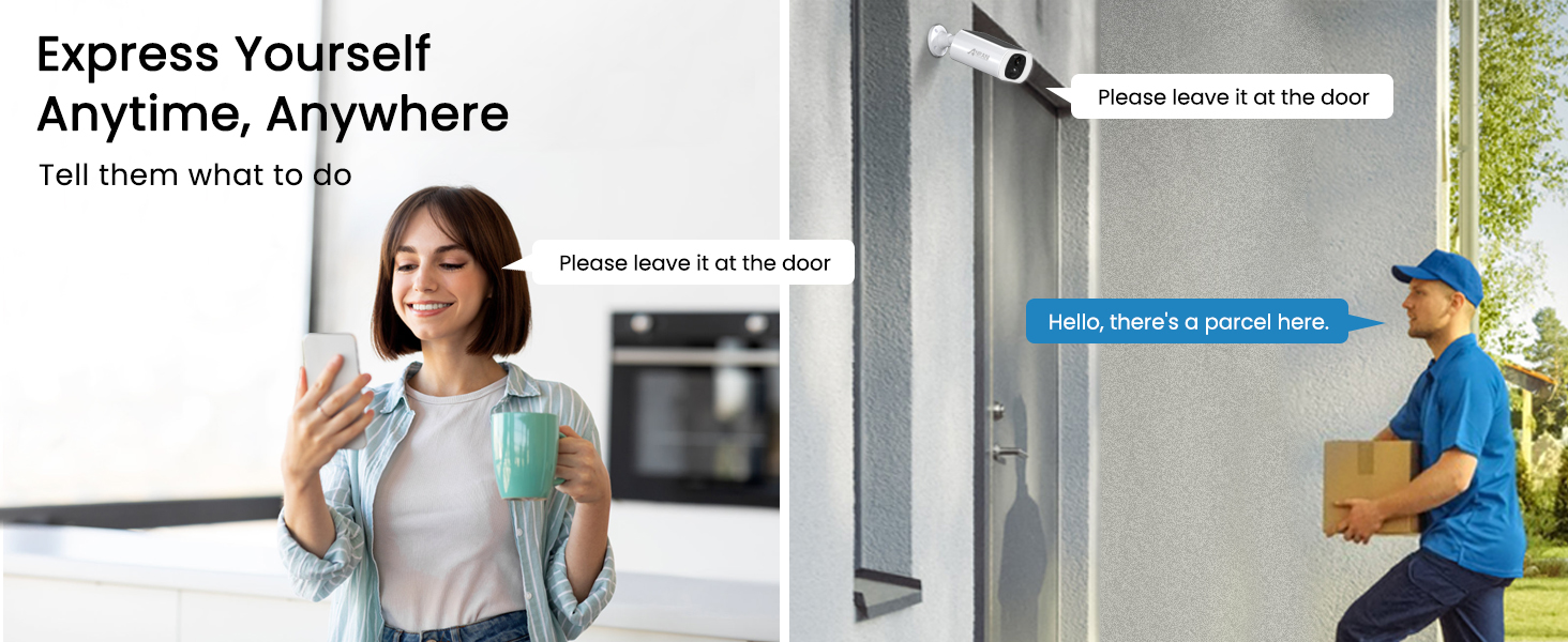 ANRAN 2K Cameras for Home Security Outside