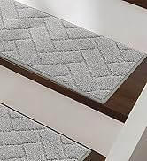 BEQHAUSE Edging Stair Treads for Wooden Steps 9" x 28", Non Slip Carpet Stair Treads Indoor Stair...