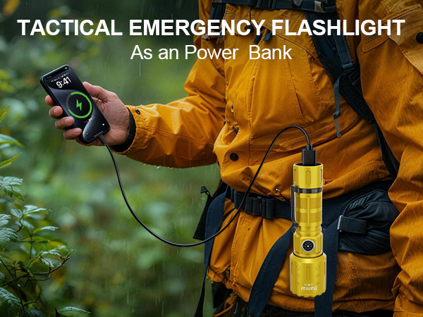 TACTICAL EMERGENCY FLASHLIGHT