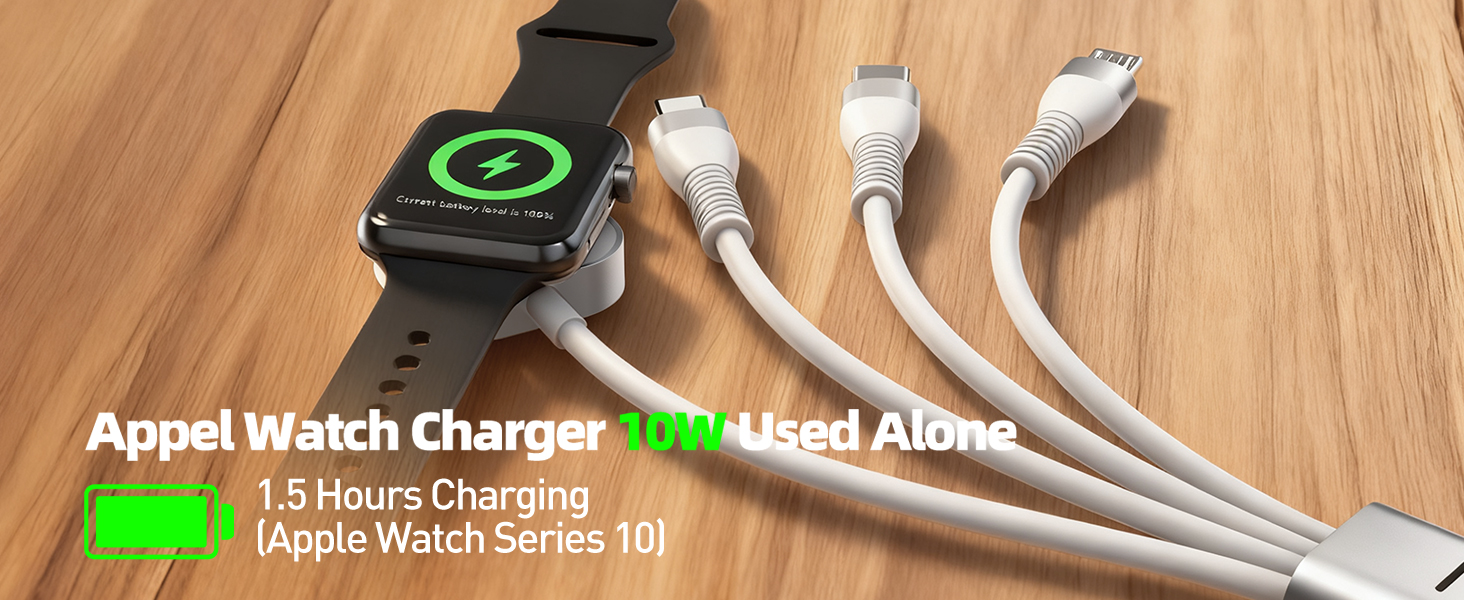 This is a retractable Apple Watch charger, not compatible with Samsung Watch or other smartwatches