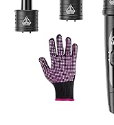 5 In 1 Curling Wand Set, Curling Iron Interchangeable Ceramic Barrels (0.35-1.25 Inch), Heating H...