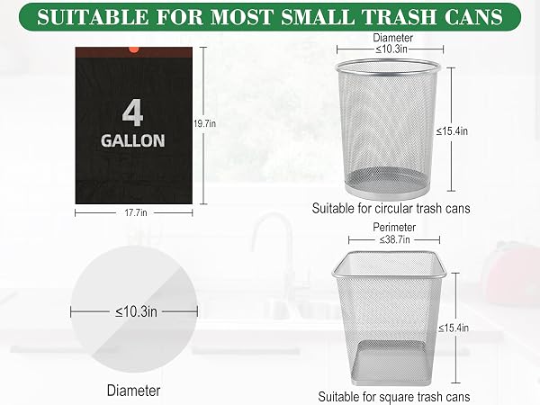 4 gallon bags
