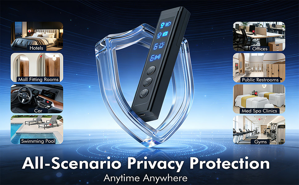 AI Hidden Camera Detector,High Precision Bug &amp;amp; WiFi Scanner Finder