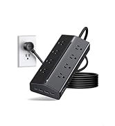 UGREEN Power Strip, 20 in 1 with 20W USB C Fast Charging[16AC + 1USB C + 3USB A][Wider Outlet Spa...