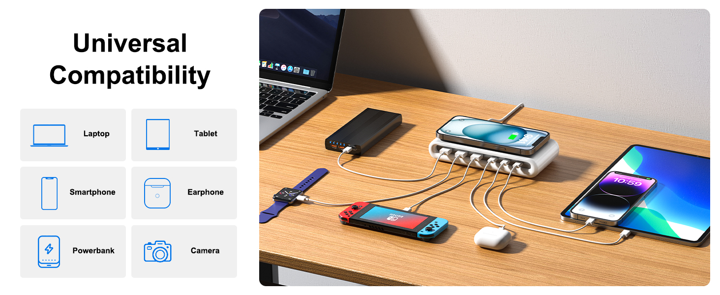 universal compatibilty, compatible with latop tablet smartphone and more