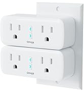 GHome Smart Plug Outlet Extender 15A, WiFi Smart Plugs Compatible with Alexa and Google Home, Sma...