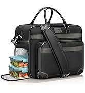 MATEIN Laptop Bag with Insulated Lunch Compartment, 16 Inch Mens Briefcase with USB C Port, Water...