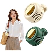 LIDEEYA Portable Clip-on Fan, Silent Bladeless Mini fan, 360° rotation 3-speed Modes Below 25 dec...