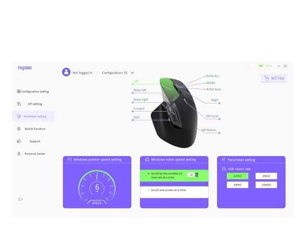 Programmable button settings