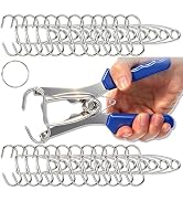 JUNXILPPD Miter Spring Clamp and Pliers Kit with 24 Miter Clamps Stainless Steel Woodworking Spri...