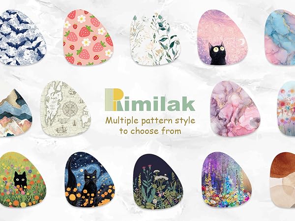 Rimilak Small Mouse Pad 6 x 7 Inch, Irregular Mini Mousepad