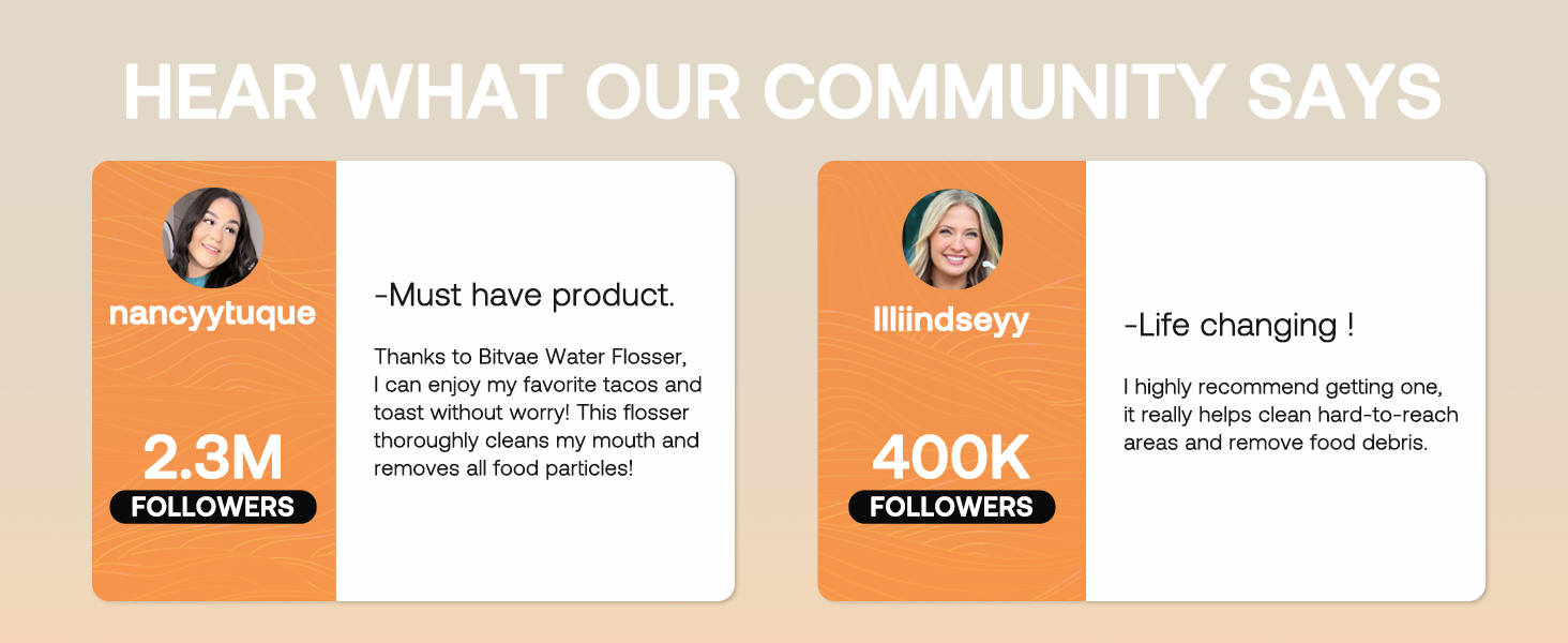 water dental flossser