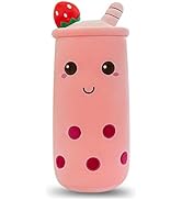 Rexinc Boba Plush 16-Inch Kawaii Plushies Bubble Tea Cute Squishy Pillow Cartoon Soft Stuffed Toy...