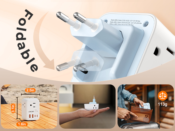 European Travel Plug Adapter