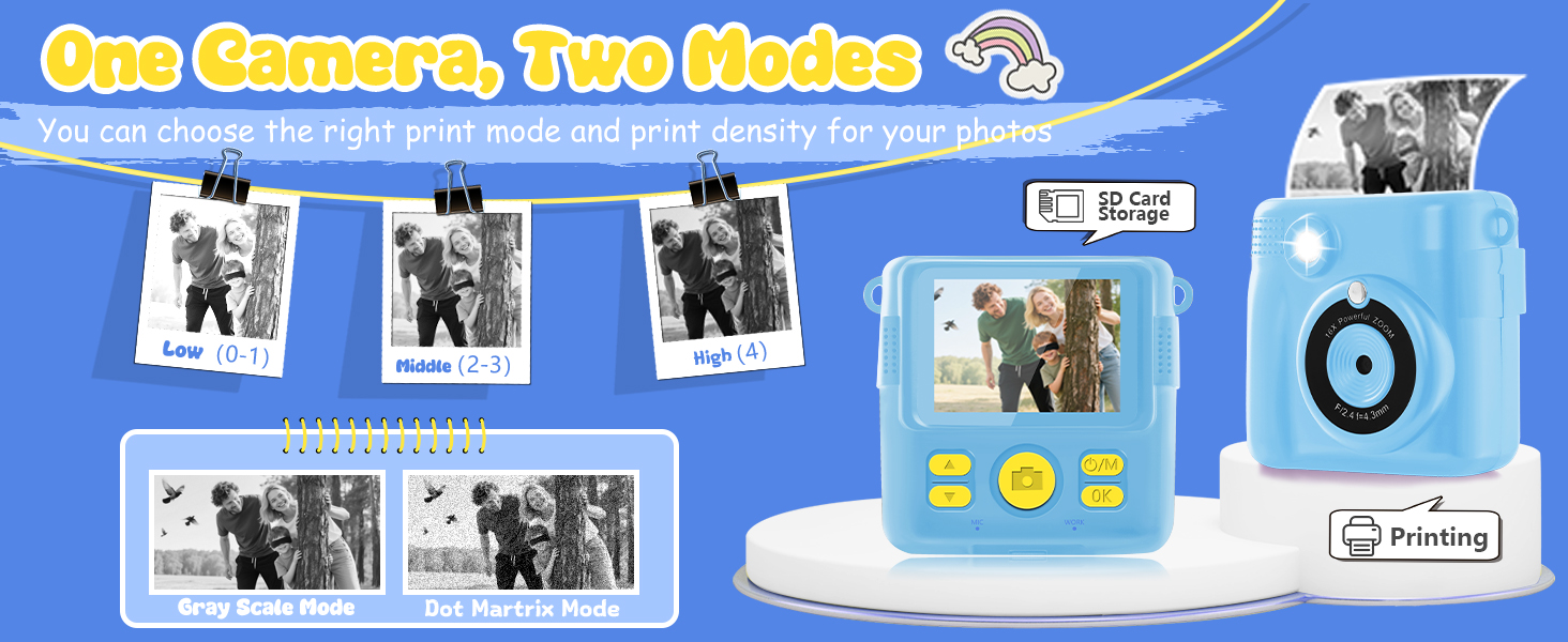 Kids Camera Instant Print