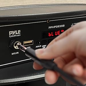 Pyle;Portable Bluetooth;PA Speaker;Speaker System;Bluetooth;Portable;Subwoofer;Tweeter;Microphone;