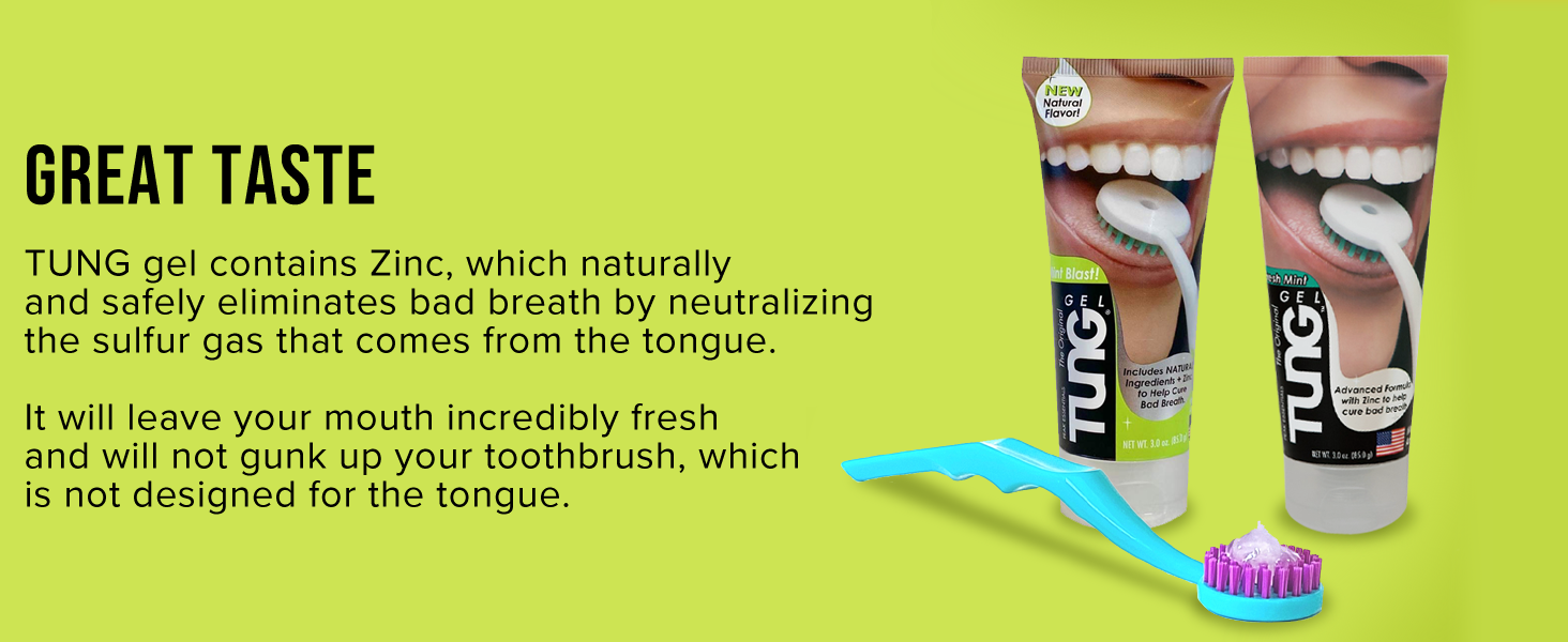 TUNG Brush &amp;amp; Gel - The most effective way to forget about bad breath anxiety – permanently.