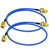 TUOLNK SMA Male to SMA Female Antenna RF Coax Cable RG402 SMA Cable Extension Male to Female Pigt...