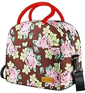 Naukay lunch bag for women, Light Durable Large Insulated Lunch Box, Reusable Cooler Tote Lunch b...