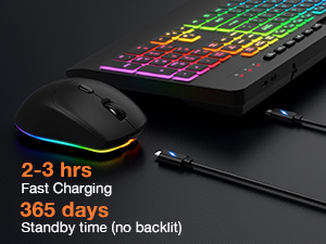 light up keyboard and mouse