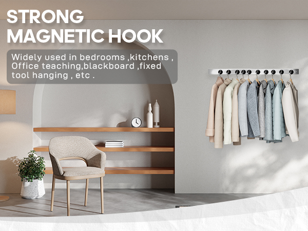Neosmuk black magnetic hooks