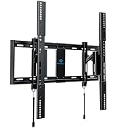 PERLESMITH 85 86 98 inch Heavy Duty Tilting TV Wall Mount Bracket for 42-100 inch Large TVs up to...