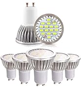 Edearkar MR16 LED Light Bulbs (6 Pack) 6W Non-Dimmable MR16 GU10 Base Bulbs 50 Watt Equivalent MR...
