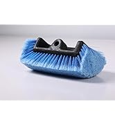 NAVAPAL 10" Car Wash Brush with Soft Detailing Bristle, Flow-Thru Dip Brush for Car Boat RV Campe...