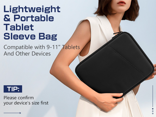 Portable Polyester Tablet Sleeve Bag