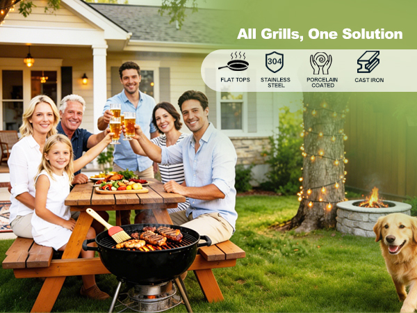 grill brush for outdoor grill