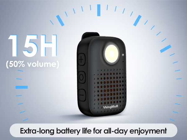 15 hours long battery