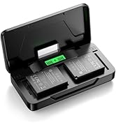 FirstPower NP-W126S Batteries with 20W Fast Charger for Fujifilm X100VI, X100V, X100F, X-T30II, X...