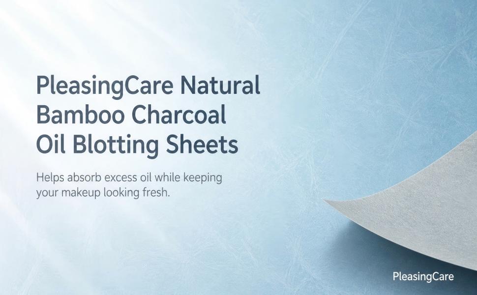 PleasingCare Bamboo Charcoal Blotting Sheets