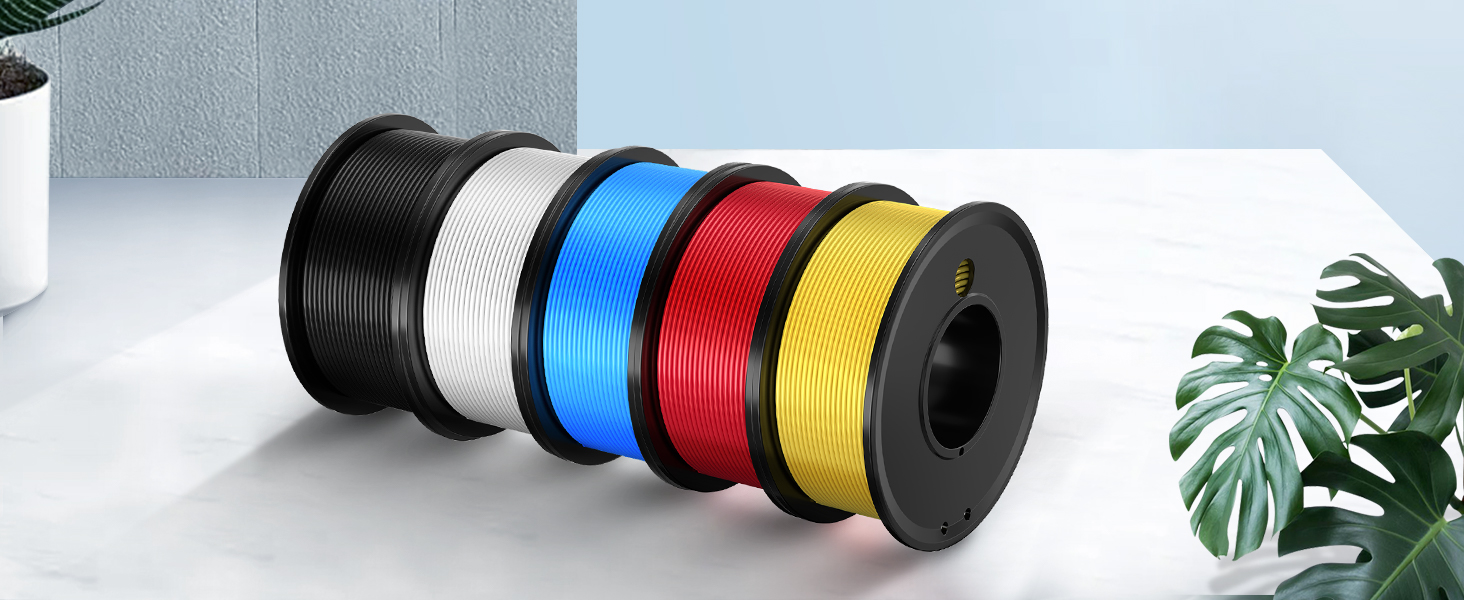 Orange Green Blue Yellow Purple Filimate 1.75 mm PLA Combo