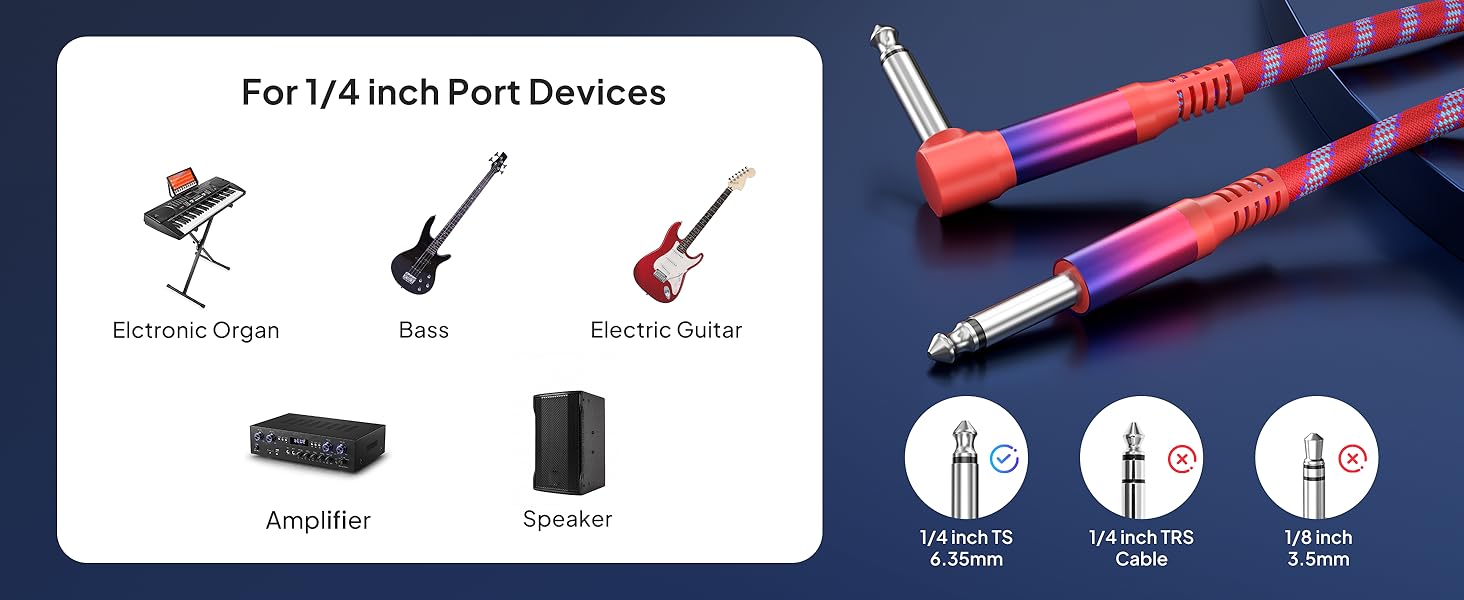 TS Electric Guitar Cable