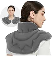 MEISENHOME Microwave Heating Pad for Neck and Shoulders and Back, Weighted Heating Pad for Period...