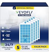 VEYOFLY Fruit Fly Traps for Indoors Refill, Gnat Traps for House, Fly Catcher Indoor, Fly Trap, F...