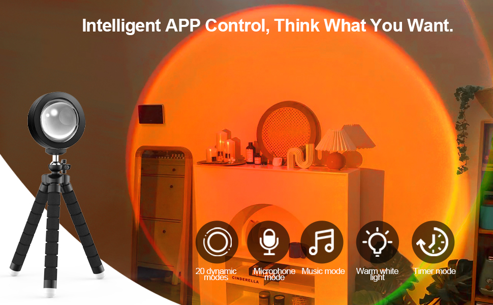 sunset lamp APP control