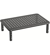 HUANUO Monitor Stand, Monitor Stand Riser 3 Height Adjustable, Monitor Riser with Airflow Vents, ...