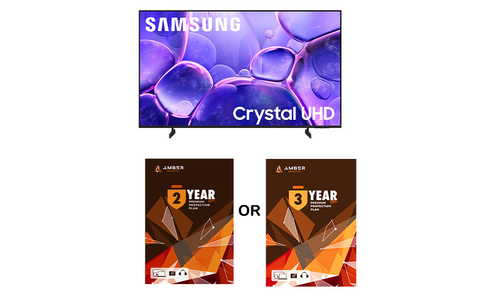 Samsung UN43U8000F TV with Amber Protection
